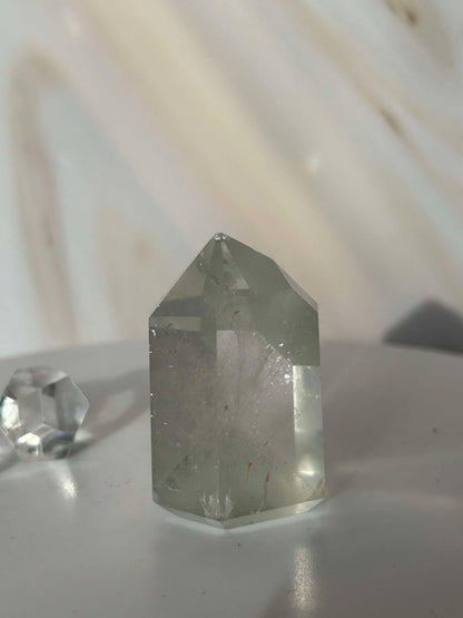 Garden Quartz Lodilite Point Crystal Meditation Crown Root Chakra Altar Decor Stone Nature Inspired Gift Nature Lover Gift Scorpio Gift