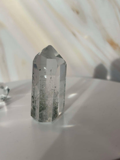 Garden Quartz Lodilite Point Crystal Meditation Crown Root Chakra Altar Decor Stone Nature Inspired Gift Nature Lover Gift Scorpio Gift