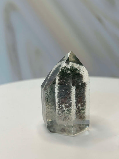 Garden Quartz Lodilite Point Crystal Meditation Crown Root Chakra Altar Decor Stone Nature Inspired Gift Nature Lover Gift Scorpio Gift