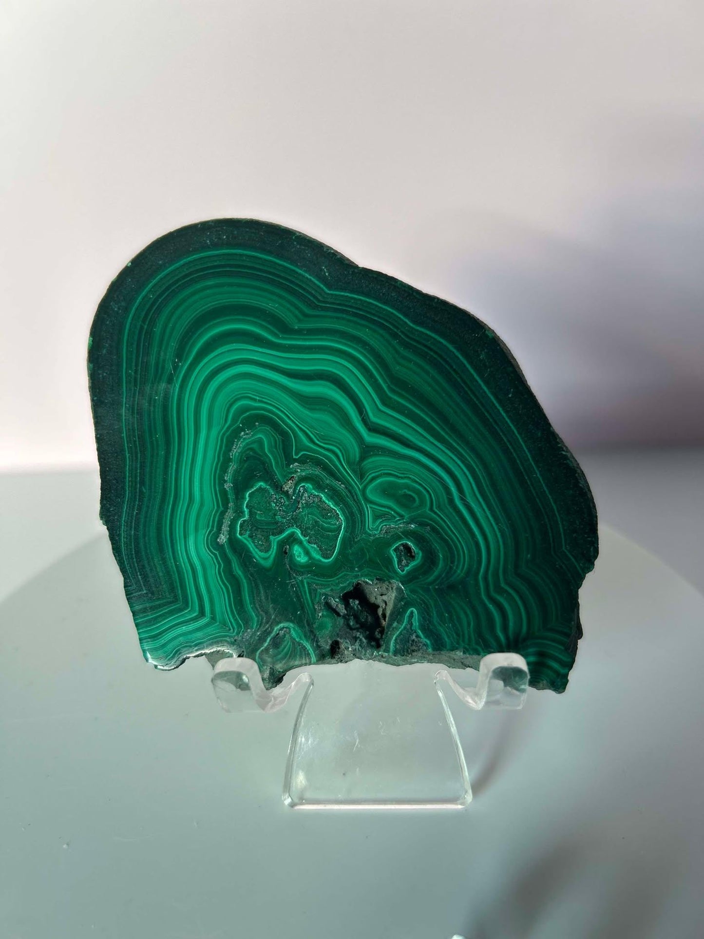 Malachite Free Form Crystal Heart Chakra April May Crystal Taurus Mother Earth Day Best Friend New School Gift New Business Gift Home Decor