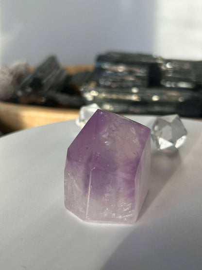 Amethyst Crystal Third Eye Crown Chakra Stone Meditation Gift Home Decor February Aquarius Crystal Feng Shui Peaceful Vibes Energy Crystal