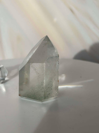Garden Quartz Lodilite Point Crystal Meditation Crown Root Chakra Altar Decor Stone Nature Inspired Gift Nature Lover Gift Scorpio Gift