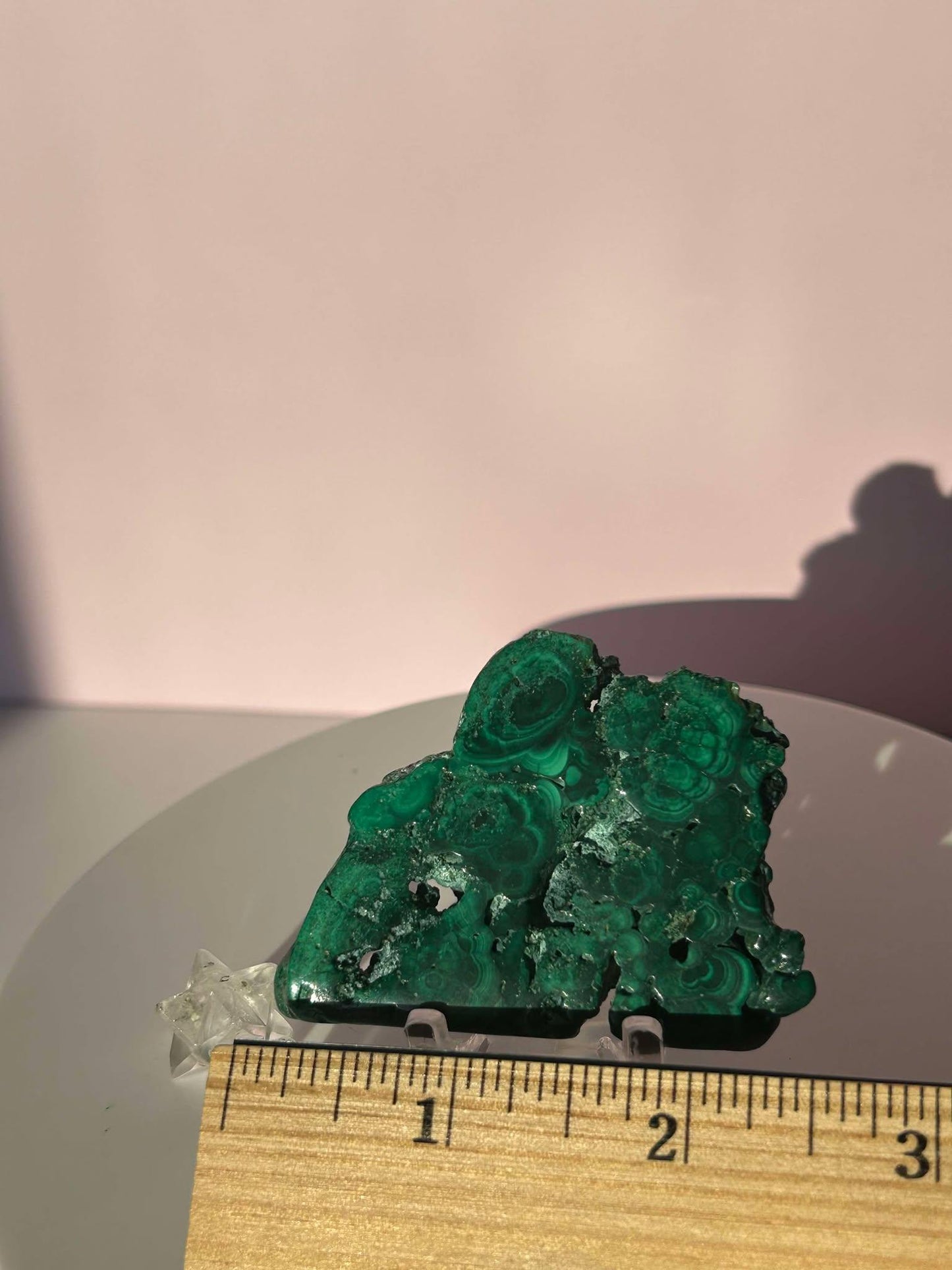 Malachite Free Form Crystal Heart Chakra April May Crystal Taurus Mother Earth Day Best Friend New School Gift New Business Gift Home
