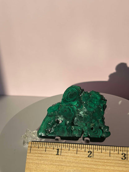 Malachite Free Form Crystal Heart Chakra April May Crystal Taurus Mother Earth Day Best Friend New School Gift New Business Gift Home
