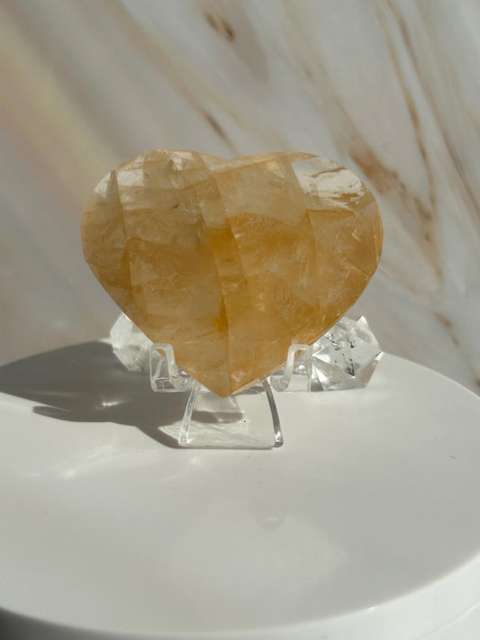 Golden Healer Quartz Heart Solar Plexus Chakra Meditation Crystal Gift Home Decor Reiki Positive Vibes Stone Love Nature Lover Crystals Gift