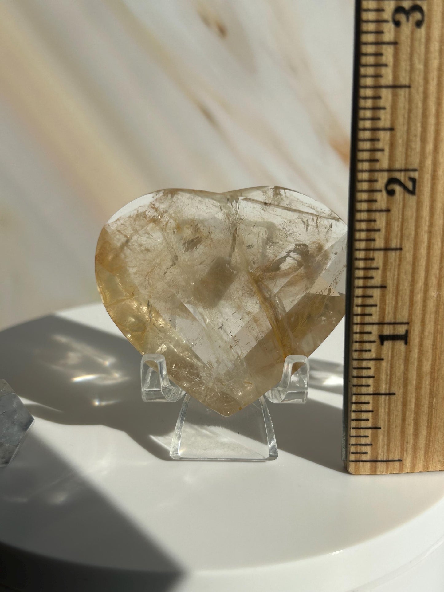 Golden Healer Quartz Heart Solar Plexus Chakra Meditation Crystal Gift Home Decor Reiki Positive Vibes Stone Love Nature love Crystals Gift