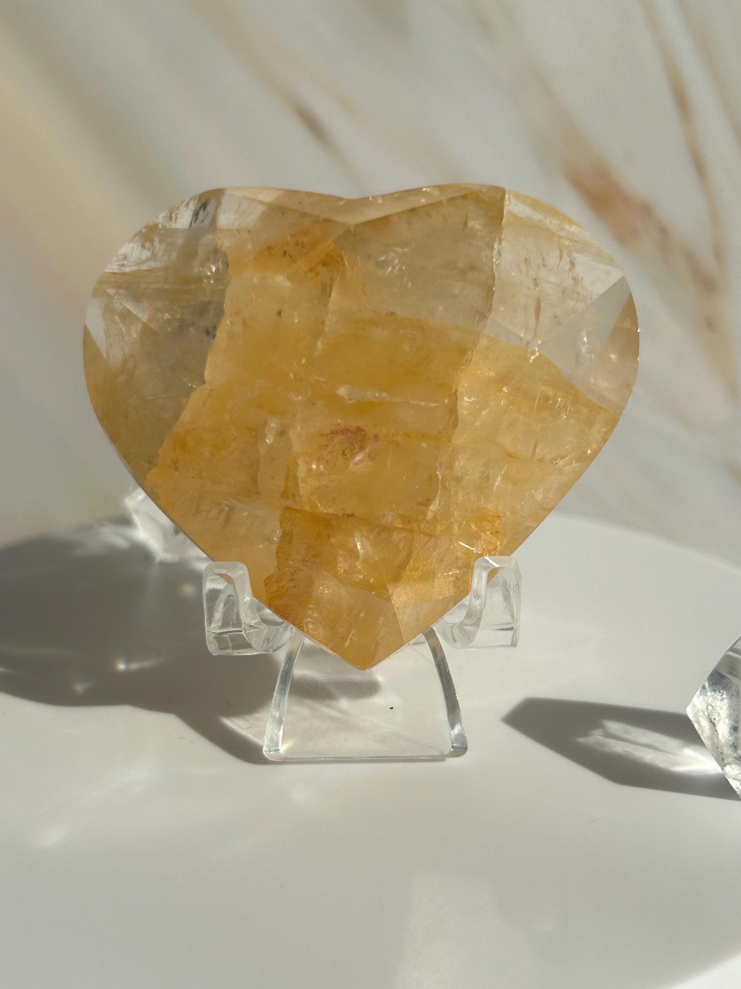 Golden Healer Quartz Heart Solar Plexus Chakra Meditation Crystal Gift Home Decor Reiki Positive Vibes Stone Love Nature love Crystals Gift