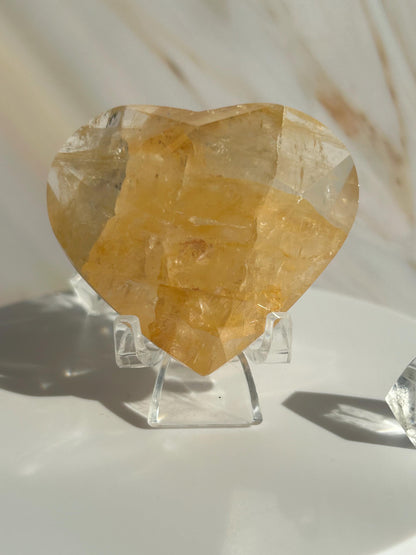 Golden Healer Quartz Heart Solar Plexus Chakra Meditation Crystal Gift Home Decor Reiki Positive Vibes Stone Love Nature love Crystals Gift