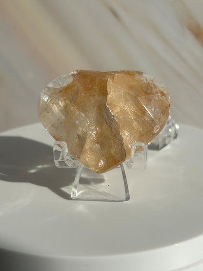Golden Healer Quartz Heart Solar Plexus Chakra Meditation Crystal Gift Home Decor Reiki Positive Vibes Stone Love Nature love Crystals Gift