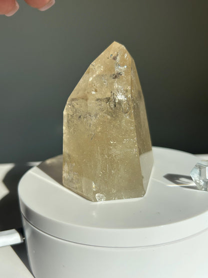 Citrine Crystal Point Feng Shui Solar Plexus November Scorpio Crystal Natural Untreated New Business Gift Graduation New Beginning New job