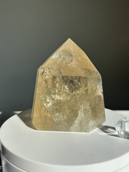 Citrine Crystal Point Feng Shui Solar Plexus November Scorpio Crystal Natural Untreated New Business Gift Graduation New Beginning New job