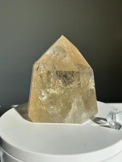 Citrine Crystal Point Feng Shui Solar Plexus November Scorpio Crystal Natural Untreated New Business Gift Graduation New Beginning New job