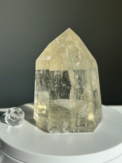 Citrine Crystal Point Feng Shui Solar Plexus November Scorpio Crystal Natural Untreated New Business Gift Graduation New Beginning New job