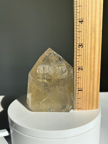 Citrine Crystal Point Feng Shui Solar Plexus November Scorpio Crystal Natural Untreated New Business Gift Graduation New Beginning New job