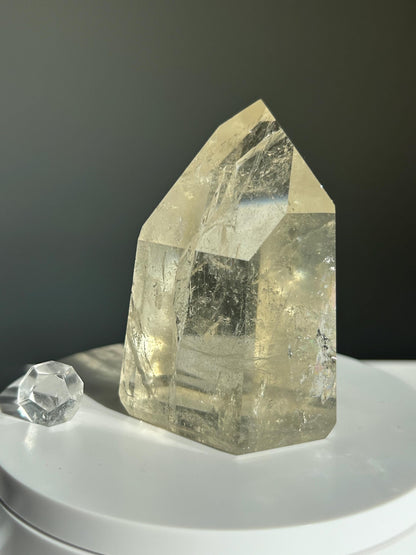 Citrine Crystal Point Feng Shui Solar Plexus November Scorpio Crystal Natural Untreated New Business Gift Graduation New Beginning New job