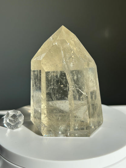 Citrine Crystal Point Feng Shui Solar Plexus November Scorpio Crystal Natural Untreated New Business Gift Graduation New Beginning New job