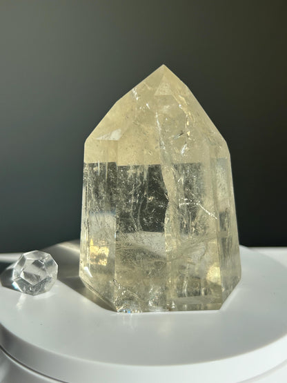 Citrine Crystal Point Feng Shui Solar Plexus November Scorpio Crystal Natural Untreated New Business Gift Graduation New Beginning New job