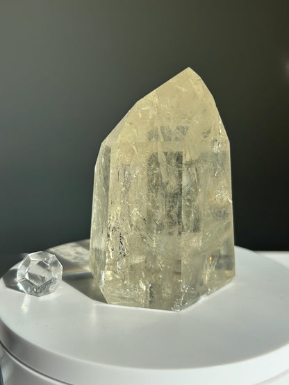 Citrine Crystal Point Feng Shui Solar Plexus November Scorpio Crystal Natural Untreated New Business Gift Graduation New Beginning New job