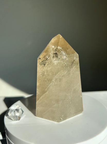 Citrine Crystal Point Feng Shui Solar Plexus November Scorpio Crystal Natural Untreated New Business Gift Graduation New Beginning New job