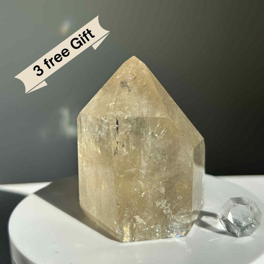 Citrine Crystal Point Feng Shui Solar Plexus November Scorpio Crystal Natural Untreated New Business Gift Graduation New Beginning New job