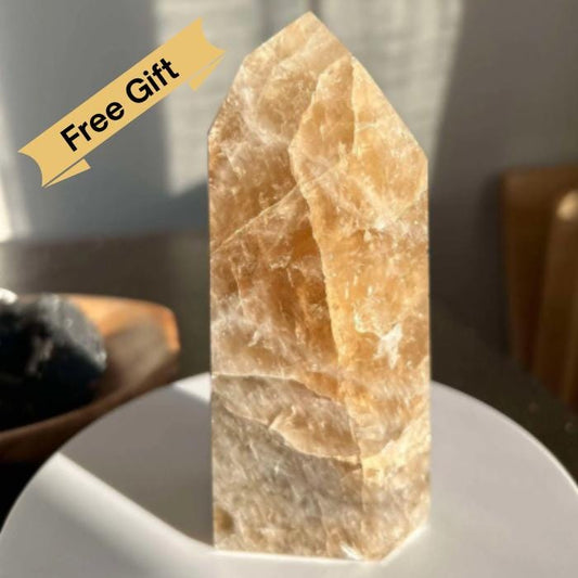 Citrine Crystal Point Feng Shui Solar Plexus November Scorpio Crystal Natural Untreated New Business Gift Graduation New Beginning New job