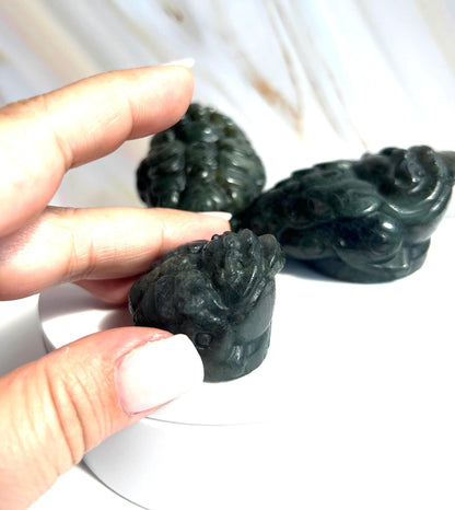 Money Toad Labradorite Crystal Carving Decorative Home Decor Feng Shui  Office Desk Bedroom Dorm Altar Best Friend Gift for New Beginning