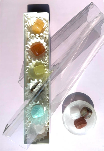 Banded Rose Calcite Polished Crystal Tumbled Stone Unique Rose Decor Baby Shower Gift Lover Mother of the Bride Teacher Yoguis Rose Crystal