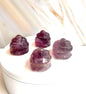 Money Toad Fluorite Carving Purple Stone Crown Chakra Feng Shui Dorm Bedroom Home Decor Gift New Mom New to Crystals New Love Back to school